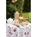 Béžovo růžová keramická váza se vzorem květin Alisa M - Ø 13*30 cm - Clayre & Eef – Hledejceny.cz