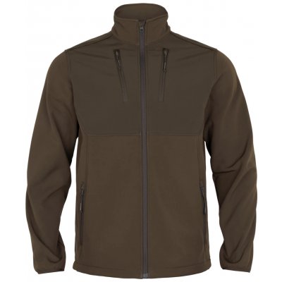 Bunda Härkila softshell pánská Willow green-Shadow brown – Hledejceny.cz