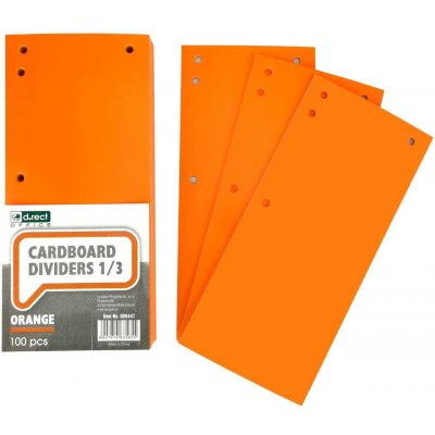d.rect - rozdružovač 10,5 x 24 cm oranžový, 100 ks – Hledejceny.cz