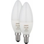 Hue Bluetooth 2x žárovka LED E14 B39 5,2W 470lm 2200-6500K – Hledejceny.cz