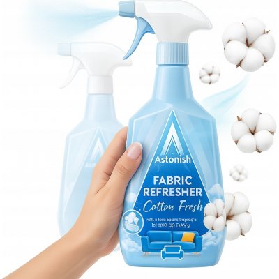 Astonish Osvěžovač textilu s vůní Cotton Fresh 750 ml – Sleviste.cz