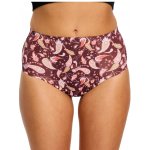 Modibodi menstruační kalhotky Seamfree Full Brief Super Opulent Paisley Red – Zboží Dáma