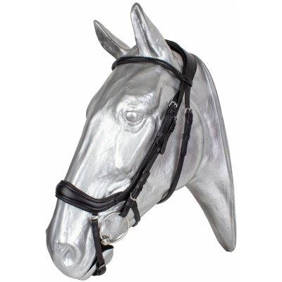 KenTaur Uzdečka anatomický nánosník 10301 + otěže černá – Zboží Dáma