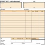 Optys 1079 Dodací list 20 x 21cm – Zboží Dáma