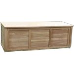 2Home Teaková truhla II. na polstry 160 cm – Zboží Dáma