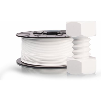 Filament PM FRJet, samozhášivé PETG, 1,75mm, 0,5kg, bílá – Zboží Živě