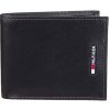 Peněženka Tommy Hilfiger pánská kožená peněženka Bifold černá
