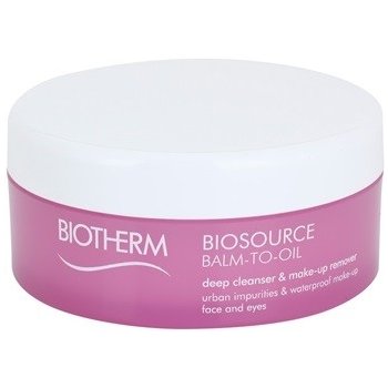 Biotherm hloubkově čistící odličovač make-upu Biosource Balm-To-Oil Deep Cleanser & Make-Up Remover 100 ml