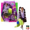 Panenka Barbie Barbie Extra se zeleným Boa