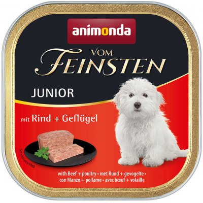 Animonda Vom Feinsten Junior hovězí & drůbeží 24 x 150 g – Zboží Mobilmania