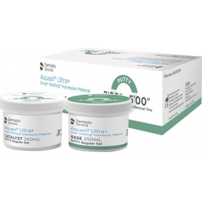 DentSply Maillefer Aquasil Ultra+ Aquasil Ultra+ Firm Putty 2x250ml Regular Set Hand Mix – Hledejceny.cz