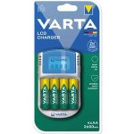 Varta LCD Charger + 4x AA 2600 mAh R2U & 12V & USB 57070201451 – Zboží Živě