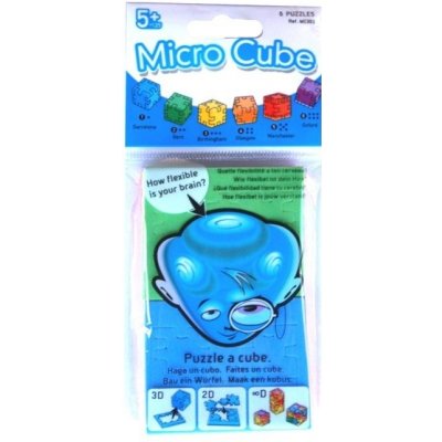 Hlavolamy 6 ks v balení Micro Cube obtížnost – Zboží Dáma