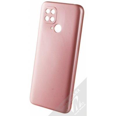 Pouzdro 1Mcz Metallic TPU Xiaomi Redmi 10C, Redmi 10 Power růžové