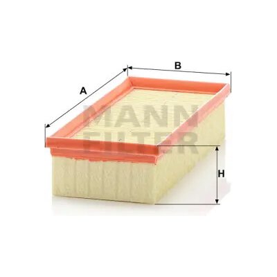MANN FILTER Vzduchový filtr C 2561 – Hledejceny.cz