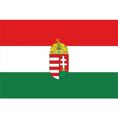 Maďarská vlajka s erbem, 60 × 90 cm, 5999131709201 – Hledejceny.cz