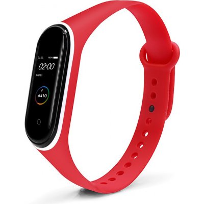 Xiaomi Mi Band 3/4 náhradní náramek Dvoubarevný Červeno-bílý MBSCZ-4DBCVB – Zbozi.Blesk.cz