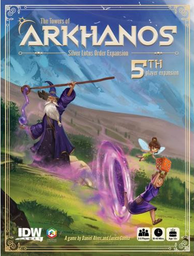 IDW Games The Towers of Arkhanos Silver Lotus Order 5th Player Expansion