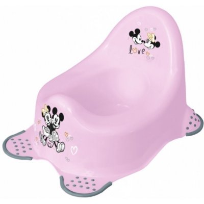 Keeeper Nočník Minnie Mouse s protiskluzem růžový – Zboží Mobilmania