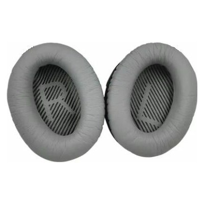 eses náušníky pro sluchátka Bose QuietComfort 2 15 25 a 35 šedé s černým vnitřkem kožené – Hledejceny.cz