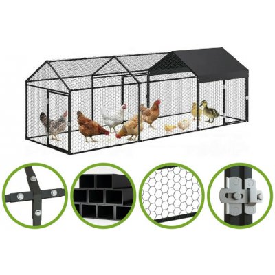 B-FARM Kovový výběh venkovní klec 3 x 1 x 1 m – Hledejceny.cz