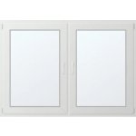 Soft Dvoukřídlé plastové okno 180x130 cm OS+OS se sloupkem – Hledejceny.cz