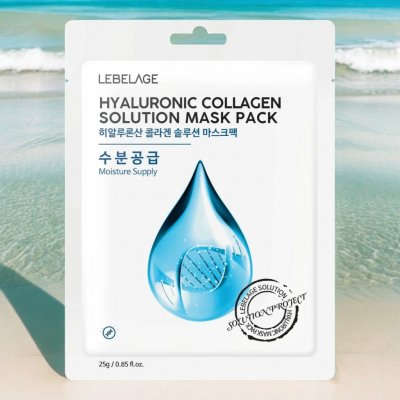 Lebelage Hydratační plátýnková maska s kolagenem a kyselinou hyaluronovou Hyaluronic Collagen Solution Mask - 23 ml 1 ks – Zboží Mobilmania