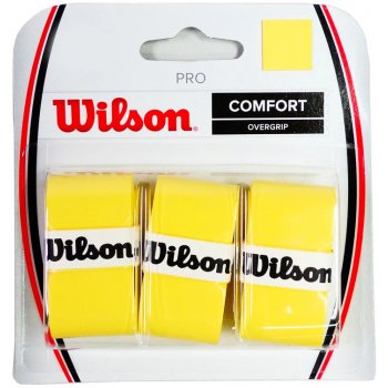 Wilson Pro overgrip 3ks žlutá