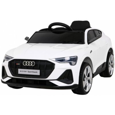 Mamido Elektrické autíčko Audi E-Tron Sportback Eva kola 4x4 bílá – Sleviste.cz