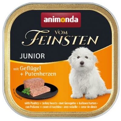 Animonda Vom Feinsten Puppy drůbeží a krůtí srdíčka 11 x 150 g – Hledejceny.cz