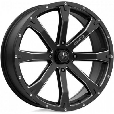 Msa Offroad Wheels M42 Bounty 7x15 4x156 ET10 satin black milled – Sleviste.cz