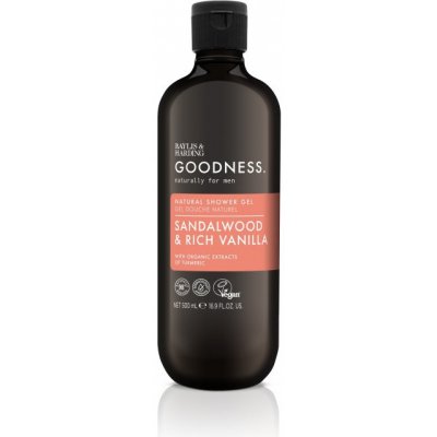 Baylis & Harding Goodness Mens Pánský sprchový gel Santalové dřevo & Vanilka 500 ml – Sleviste.cz