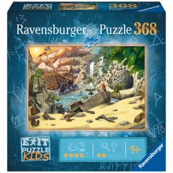 Ravensburger 129546 Exit KIDS : Piráti 4005556129546 368 dílků