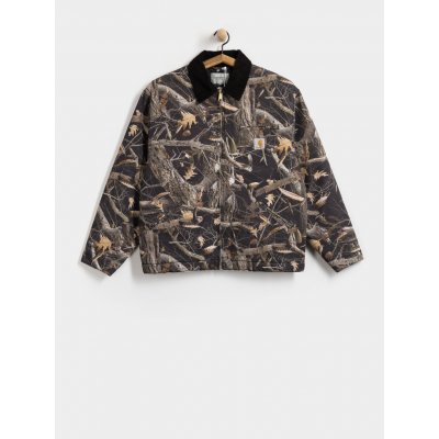 Carhartt WIP OG Detroit camo feather tree blackblackheavy stone wash – Zboží Mobilmania