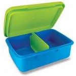 Česká výroba svačinový box zdravá sváča komplet box modrá/zelená – Sleviste.cz