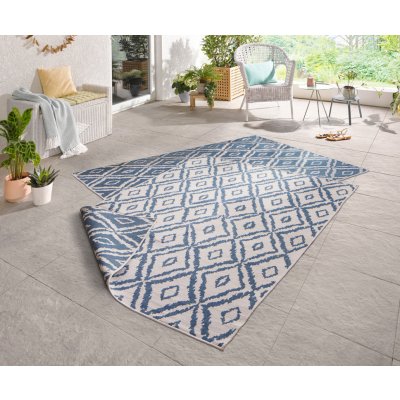 Hanse Home Twin-Wendeteppiche 103137 blau creme – Zboží Mobilmania