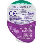 Alcon PRECISION1 for Astigmatism jednodenní kontaktní čočky 30 čoček – Hledejceny.cz