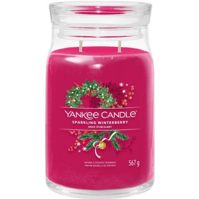 Yankee Candle Signature Sparkling Winterberry 567 g – Zboží Dáma