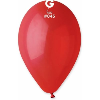 Gemar #045 Balónek 33 cm 13" červený – Zboží Dáma
