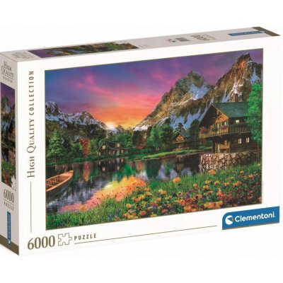 CLEMENTONI Jezero v Alpách 6000 dílků – Zboží Dáma