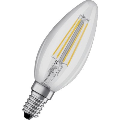 Osram LED EEK2021 F A G E14 svíčkový tvar 4.8 W = 40 W teplá bílá – Zboží Mobilmania