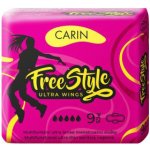 Carin Ultra Wings Free Style hygienické vložky 9 ks – Zboží Dáma