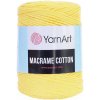 Příze YarnArt Příze Macrame Cotton 754 - žlutá