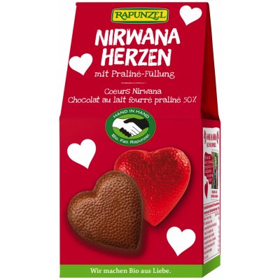 Rapunzel Bio nugátová srdíčka 128 g – Zboží Dáma