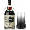 The Kraken Black Spiced 40% 0,7 l (dárkové balení 1 sklenice)