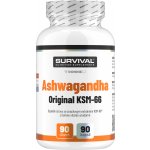Survival Ashwagandha Original KSM-66 90 kapslí – Hledejceny.cz
