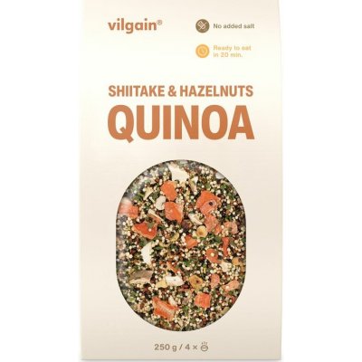 Vilgain Quinoa s shiitake a lískovými oříšky 250 g – Zboží Dáma