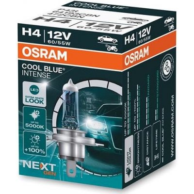 Osram Cool Blue Intense H4 P43t 12V 60/55W 64193CBN – Hledejceny.cz