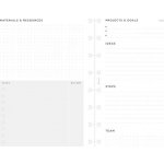 Filofax A5 Plánování projektů náplň A5 zápisníků Notebook – Hledejceny.cz