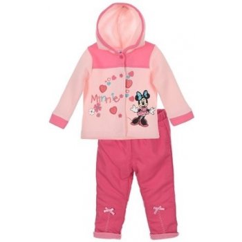 KOMPLET KABÁTEK A kalhoty MINNIE baby aph 0185 růžovo malinový